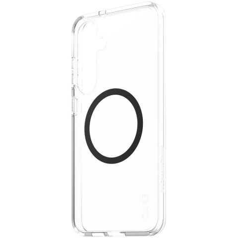 PANZERGLASS Urban Combat Case Transparent w. Black Qi Compatible Samsung Galaxy S25+