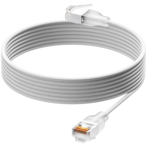 Ubiquiti UniFi Premium Patch Cable UACC-Cable-Patch-EL-C6A-1M-W Ultra-thin braided patch cable, designed and optimized for 10 Gb