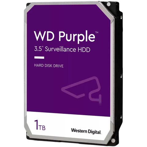 WESTERN DIGITAL Purple (3.5'', 1TB, 64MB, 5400 RPM, SATA 6 Gb/s)
