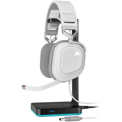 CORSAIR HS80 RGB Wireless Headset, White - EU