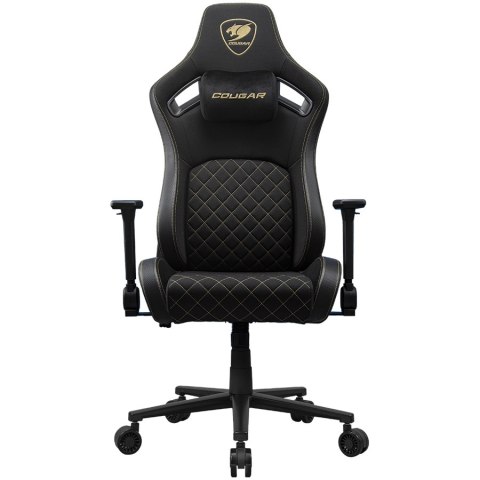 COUGAR Fotel Gamingowy Defensor Gold F, Czarno-Złoty