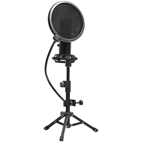LORGAR Mikrofon Gamingowy Voicer 721, USB, Czarny