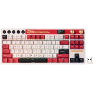 ROYAL KLUDGE RK M87 Famicom Gaming Keyboard Beige switch