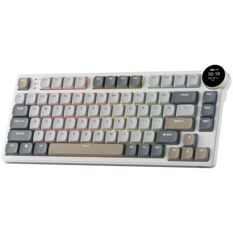 ROYAL KLUDGE RK N80 Pearly Dawn Gaming Keyboard Brown switch