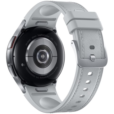 SAMSUNG Smartwatch Galaxy Watch 6 Classic LTE 43mm Stainless Srebrny