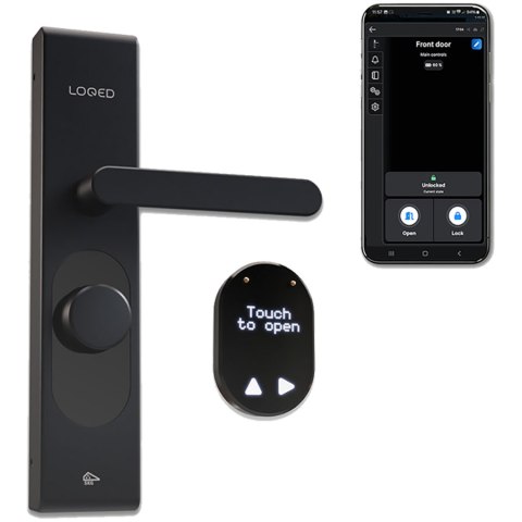 SHELLY LOQED Smart Lock stainless steel version Inteligentny zamek Stalowy
