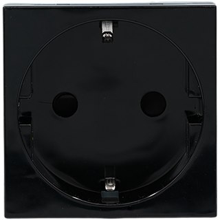 SHELLY Socket for Wall Display Stand Black Stojak na inteligentne gniazdko czarne