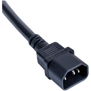 AKYGA Kabel zasilający przedłużacz Akyga AK-PC-13A CU 3x0.75mm² CEE 7/3 / IEC C14 1 m