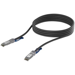 Ubiquiti UACC-DAC-QSFP28-3M QSFP28 direct attach cable with a 100 Gbps max data rate, Compatible with QSFP28 and QSFP+ interface