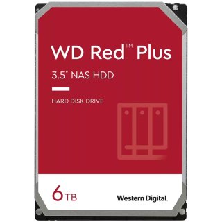 WESTERN DIGITAL Red Plus (3.5'', 6TB, 256MB, 5400 RPM, SATA 6 Gb/s)