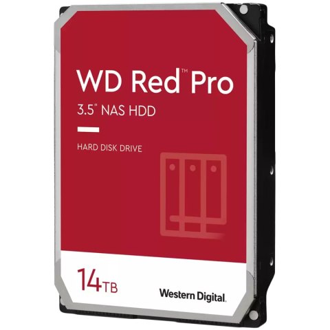 WESTERN DIGITAL Red Pro (3.5'', 14TB, 512MB, 7200 RPM, SATA 6 Gb/s)