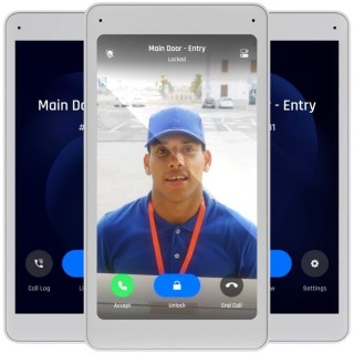 Ubiquiti UA-Intercom-Viewer-3 Display that pairs with the Access Intercom for visitor screening and remote access control, to mo