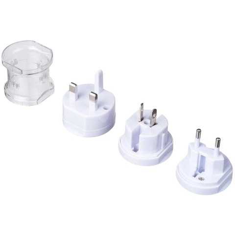 AKYGA Adapter podróżny AC Akyga AK-AD-61 worldwide biały