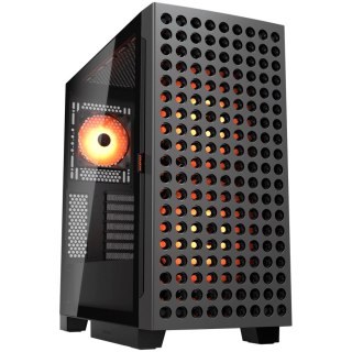 COUGAR Obudowa Airface Eco RGB, Midi Tower, Czarna