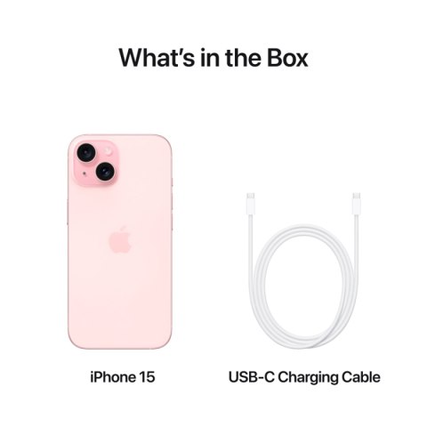 APPLE iPhone 15 128GB Pink, Grade C, Used