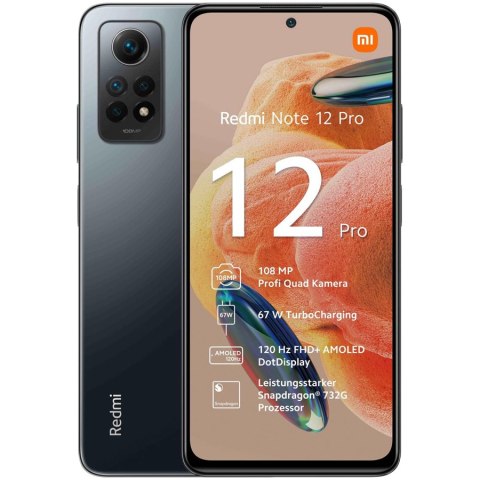 XIAOMI Redmi Note 12 Pro Onyx Black, Grade A, Used