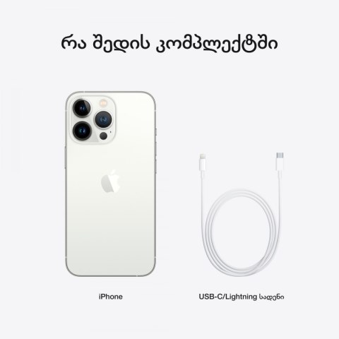 APPLE iPhone 13 Pro 128GB Silver, Grade A, Used