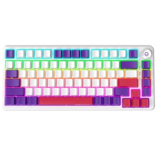 LORGAR Gaming Keyboard KBA4175 Advanced Wired 75% White EN