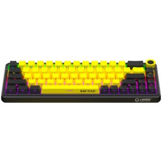 LORGAR Gaming Keyboard KBA41M Advanced Wired 65% Yellow EN