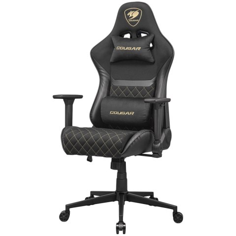 COUGAR Fotel Gamingowy Armor One V2 Gold F, Czarny