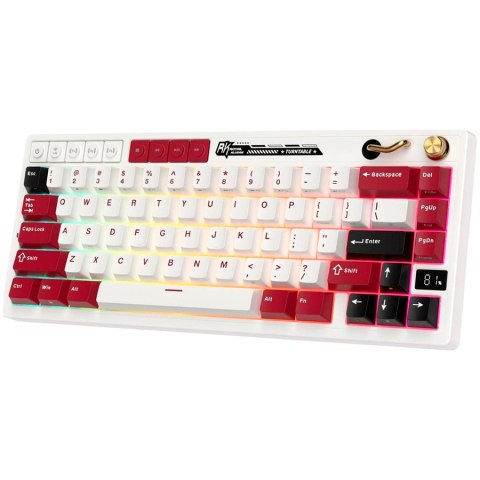 ROYAL KLUDGE RK M65 Famicom Gaming Keyboard Beige switch