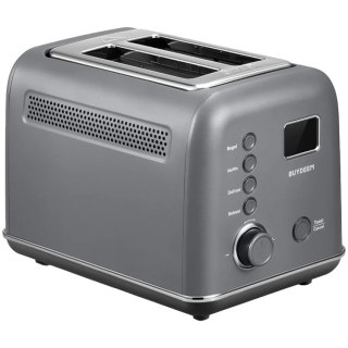 BUYDEEM Automatyczny Metalowy Toster na 2 kromki, DT730E, Ink Grey, EU