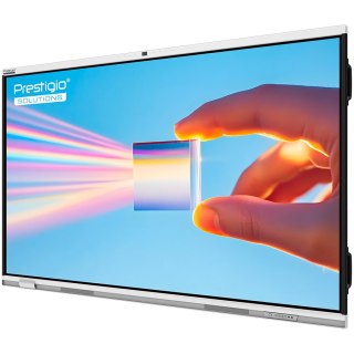 PRESTIGIO SOLUTIONS Multiboard 75'' Prism, Android 14, Google EDLA, AI Camera, 8/128GB, 50TP