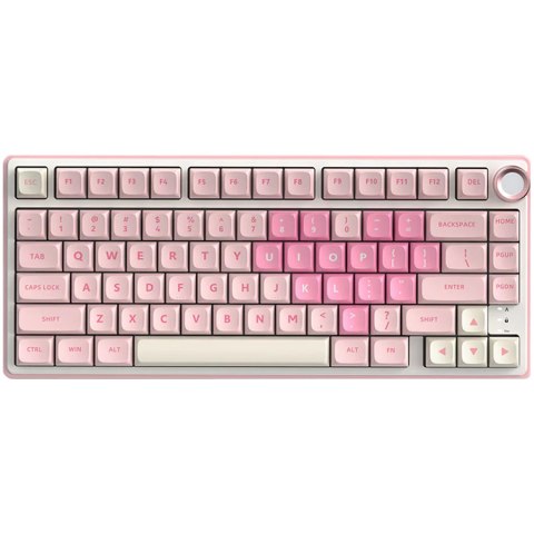 ROYAL KLUDGE R75 Pink Melody Gaming Keyboard Beige Switch