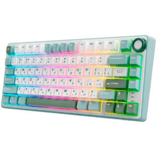 ROYAL KLUDGE R75 Sky Cyan Gaming Keyboard Brown switch