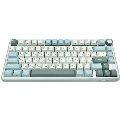 ROYAL KLUDGE R75 Sky Cyan Gaming Keyboard K silver switch