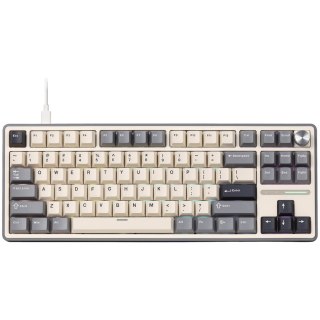 ROYAL KLUDGE R87Pro Half Grey Gaming Keyboard Brown switch