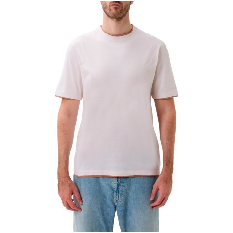 T-Shirt Off-White/Mocha (L)
