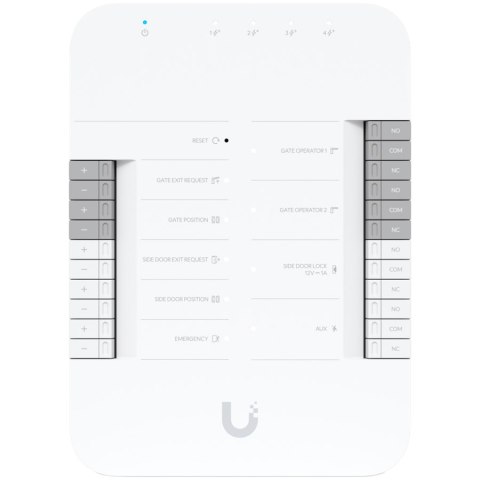 Ubiquiti UA-Hub-Gate advanced Gate Hub enabling seamless gate access control via connected Access readers or Intercom, 2x Gate o