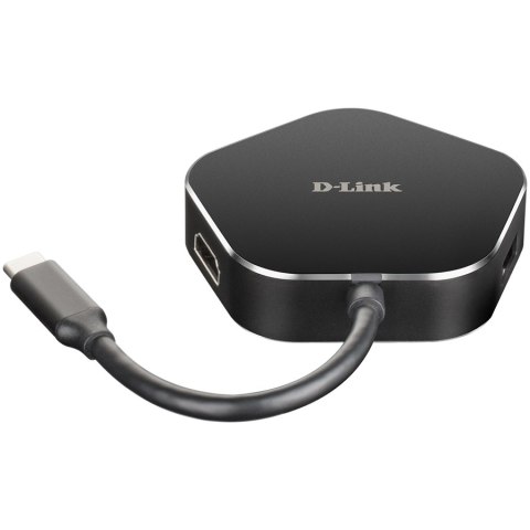 D-LINK 4-in-1 USB-C Hub with HDMI and Power Delivery